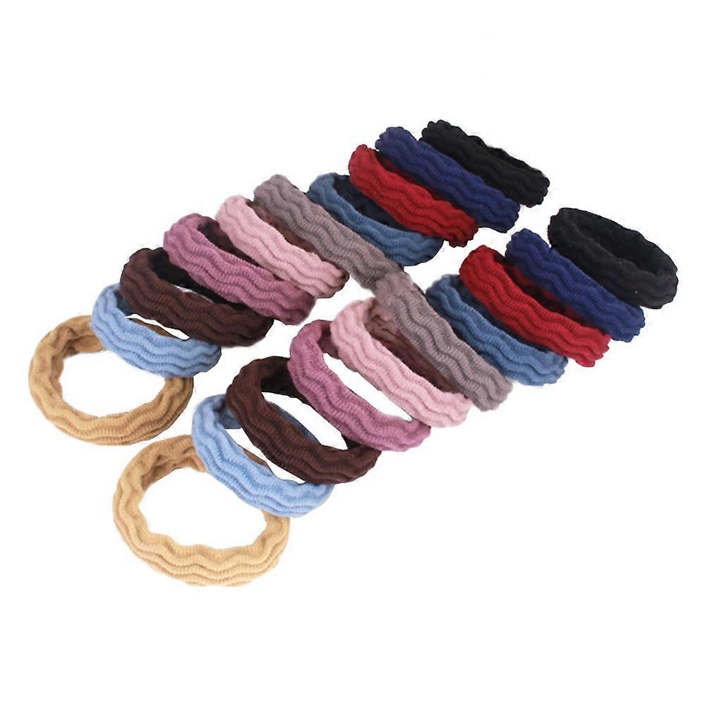 Élastiques à cheveux épais pour queues de cheval maintiennent les cheveux en place Conception simple 20 pièces