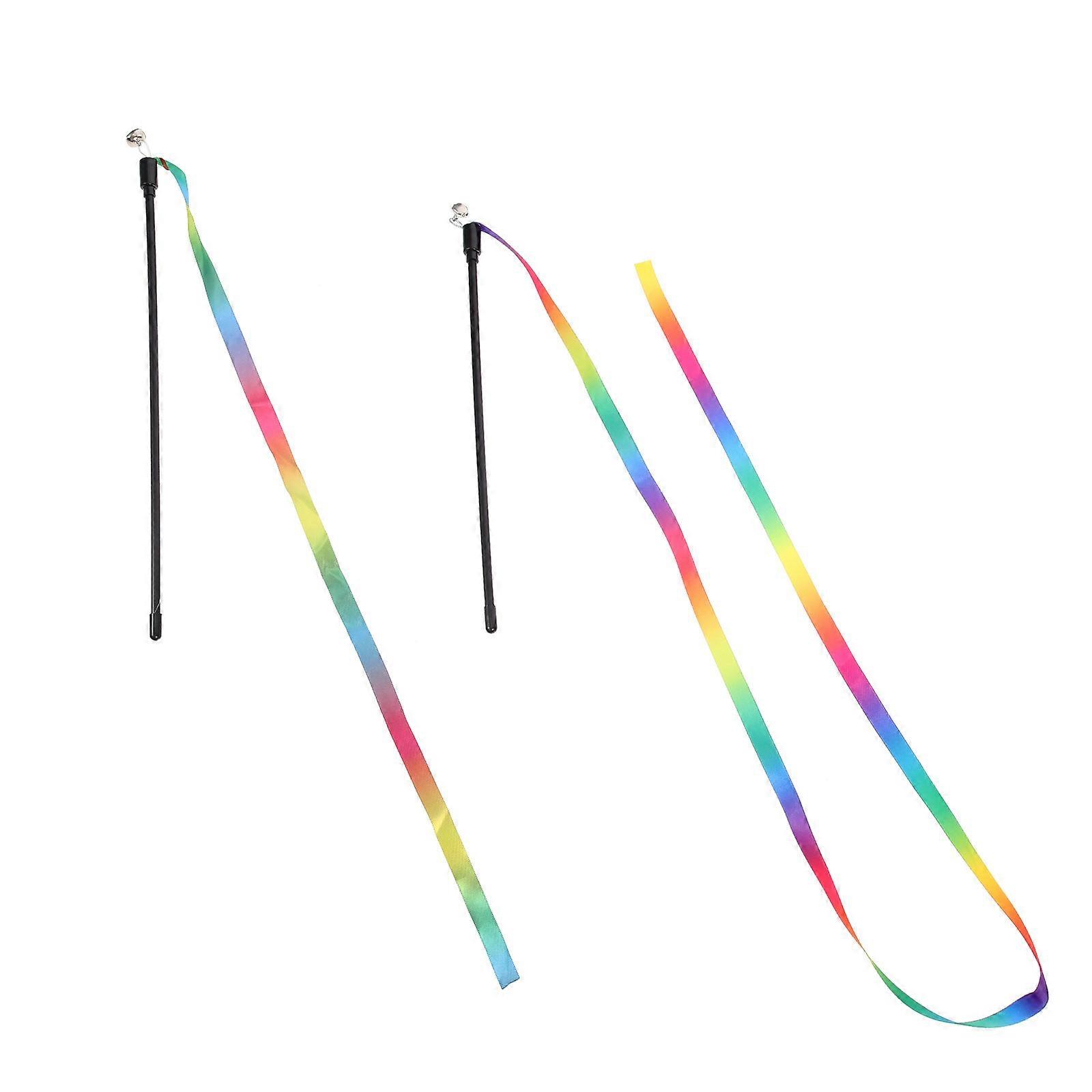 Interactive Cat Teaser Entertaining Pet Owners Indoor Play Assorted Color 2Pcs