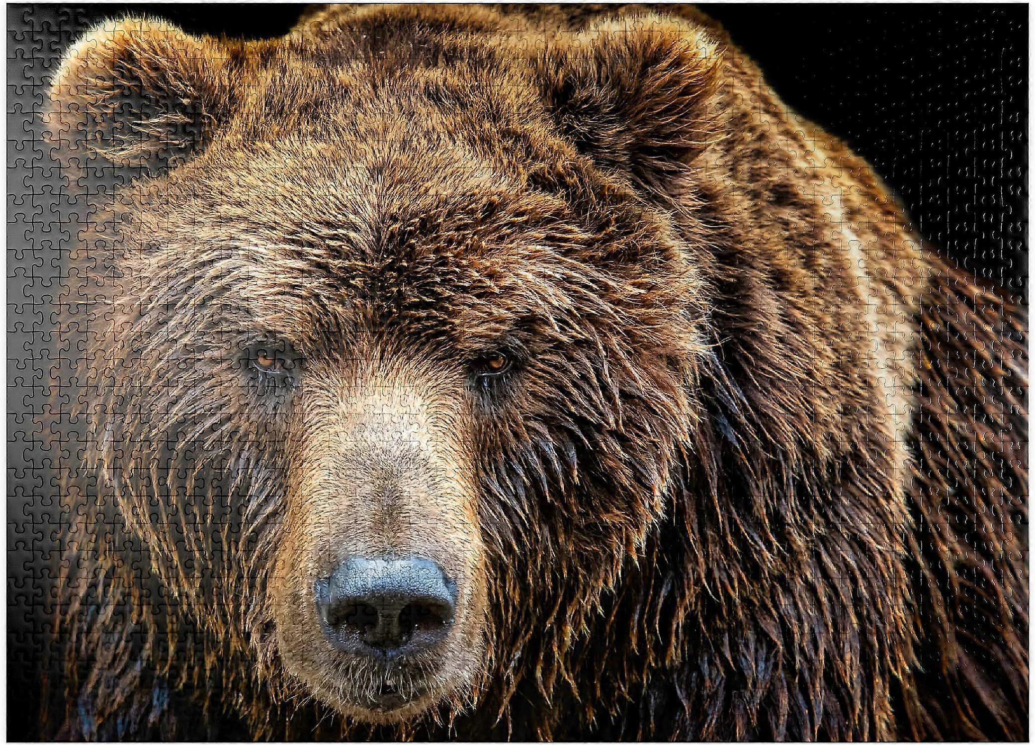 Urso Marrom 1000 Peças Quebra-cabeça