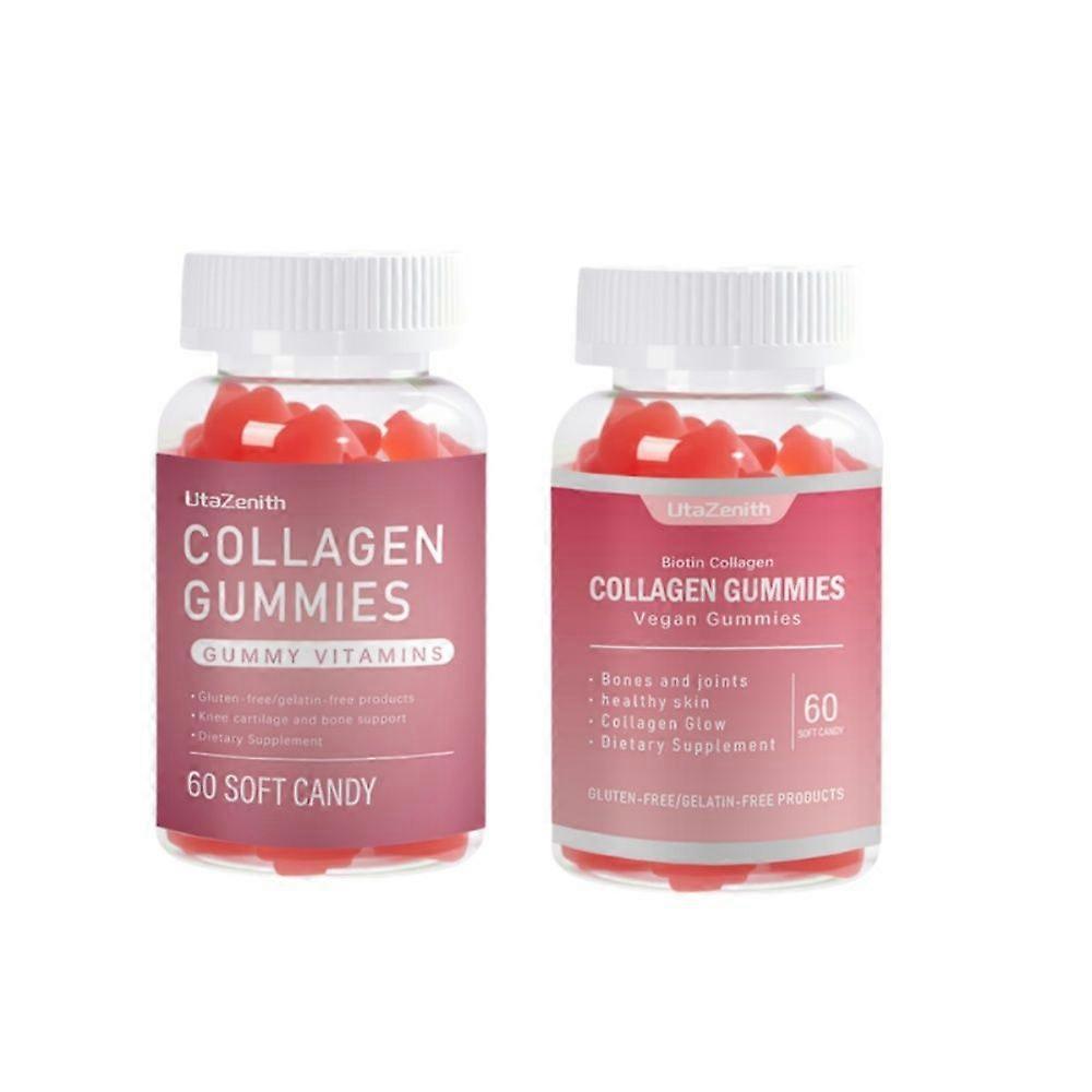 UtaZenith collagen dietary supplement, with vitamin C and vitamin B12, daily supplement, combination pack