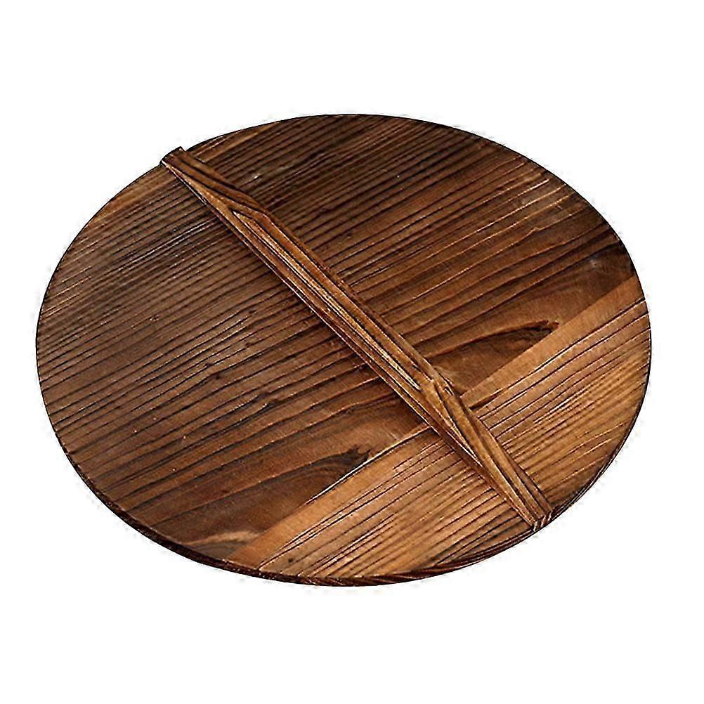 Capac wok din lemn, construcție robustă cu îmbinări fără sudură, ideal pentru orice bucătărie