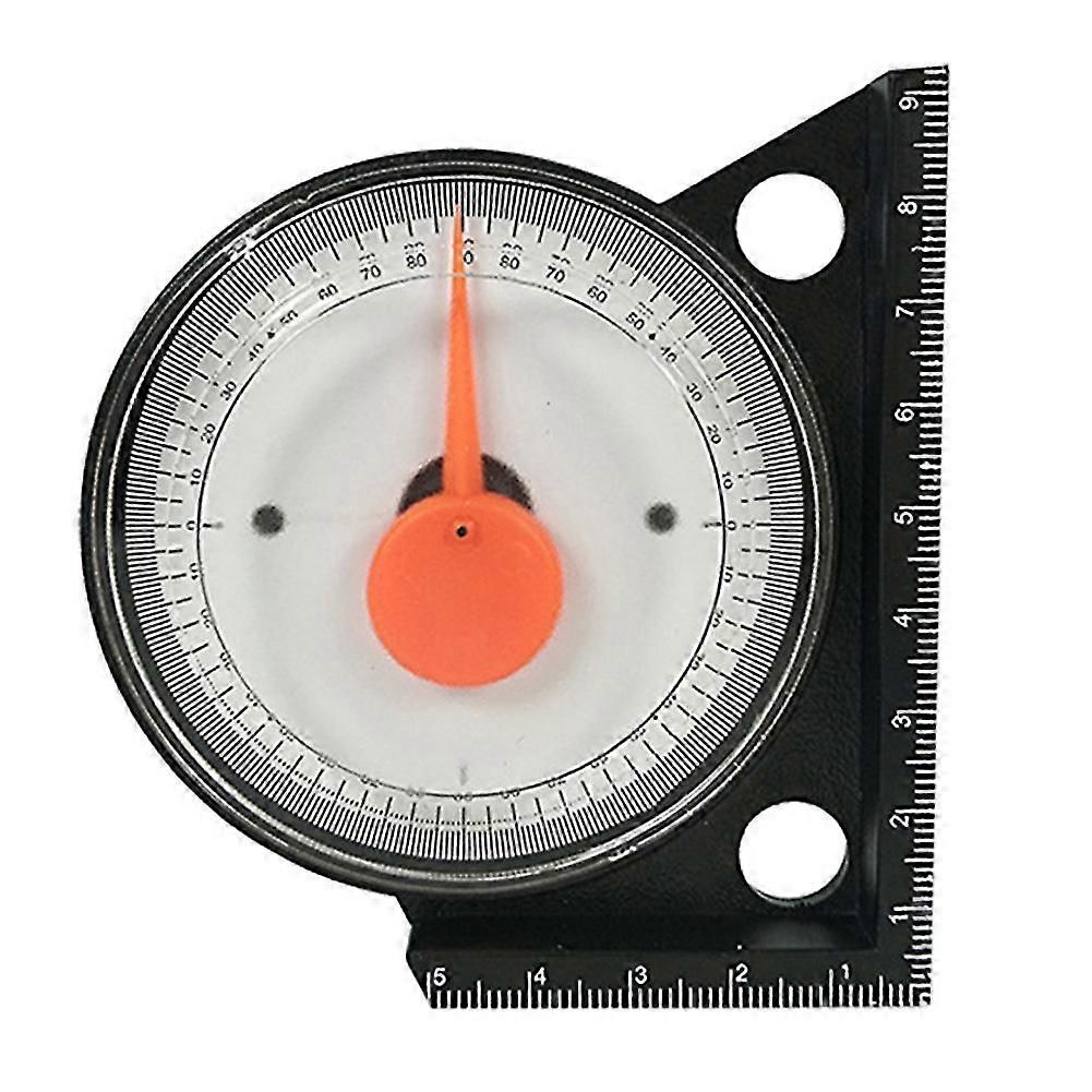 Tile Brickwork Bevel Artifact Protractor Inclinometer Angle Gauge Level Scale Qinhai