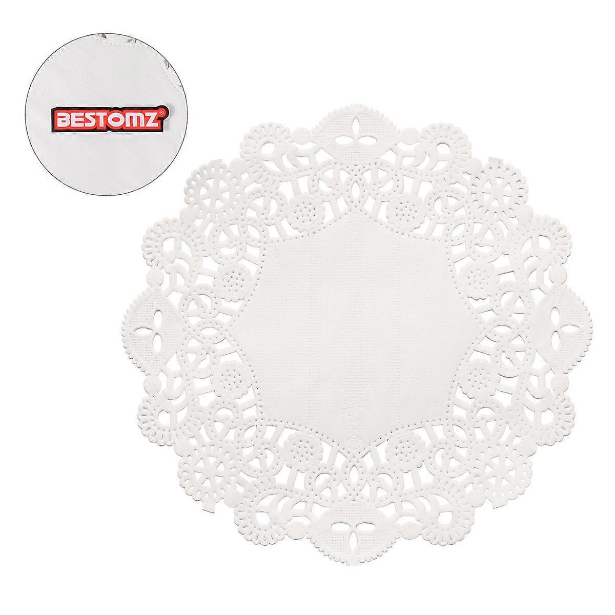 Greaseproof Paper Sheets Patterned Greaseproof Lace 5.5 Inch Cake Storage Container Home Use 100Pcs