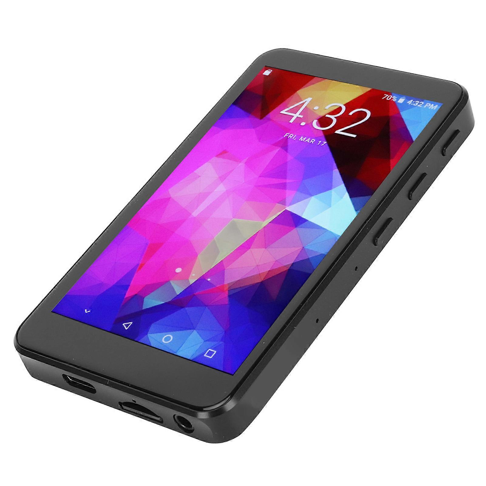 Bluetooth MP4 Recorder HD Touch Screen Noise Reduction Voice Activated WiFi Music Player Recorder for Android M26B (Quad Core) 16GB