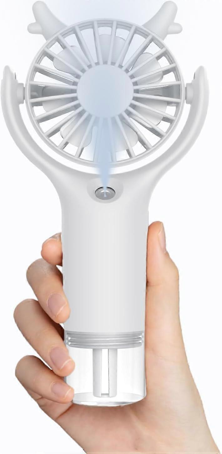 Portable Misting Fan, Mini Handheld Fan, USB Rechargeable
