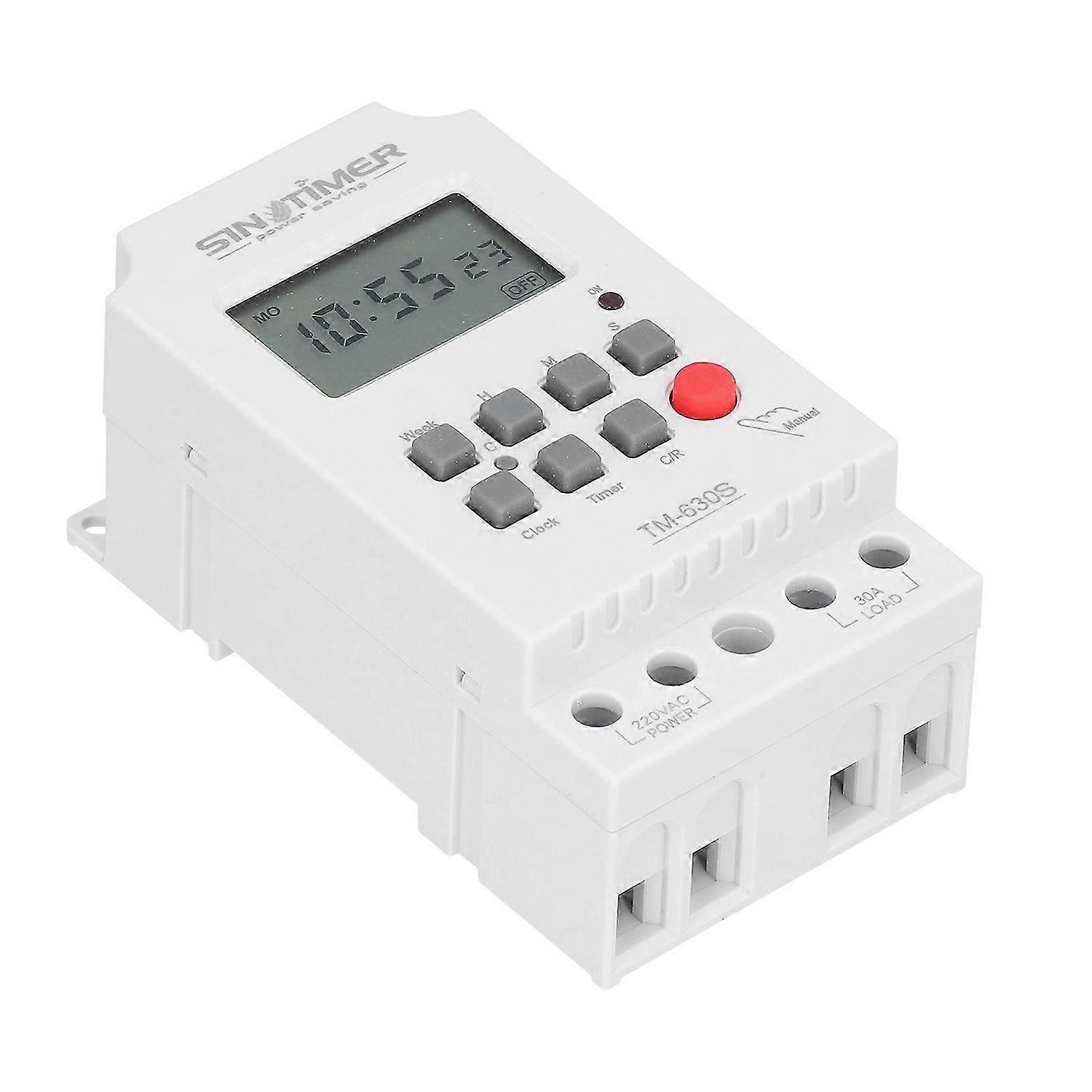 Microcomputer Timer Switch Programmable Electronic Accessories with Digital Display 220V