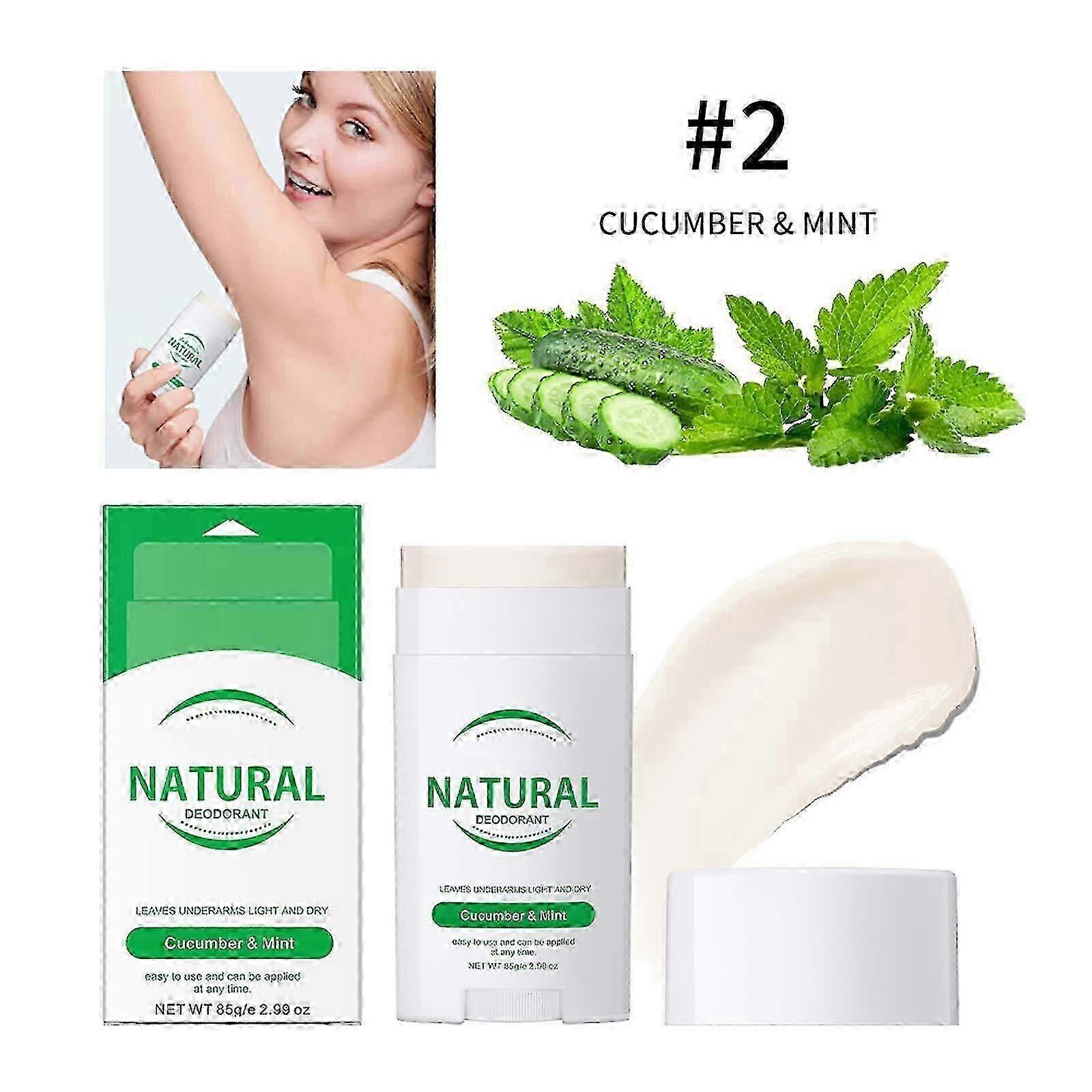 Natural Deodorant for Odor Elimination and Refreshed Underarms - 85g
