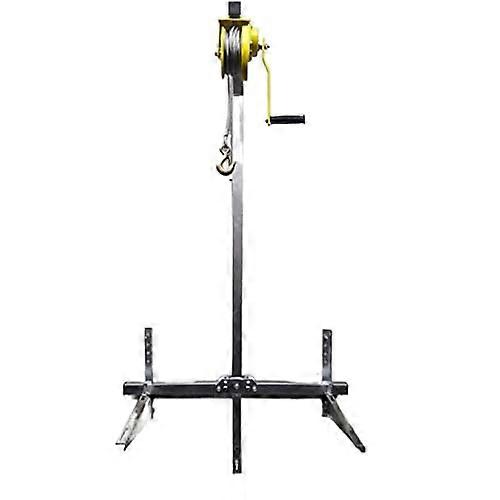 Manual Winch for Heavy Lifting  Durable Galvanized Steel Construction Ideal for Outdoor Installation and Air Conditioning Setup