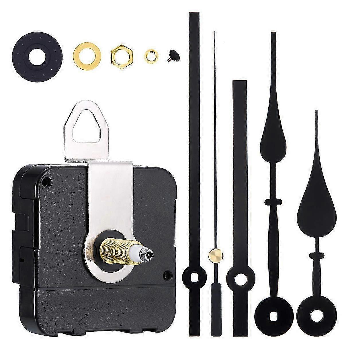 Quartz controlled clock mechanism for handicrafts replacement