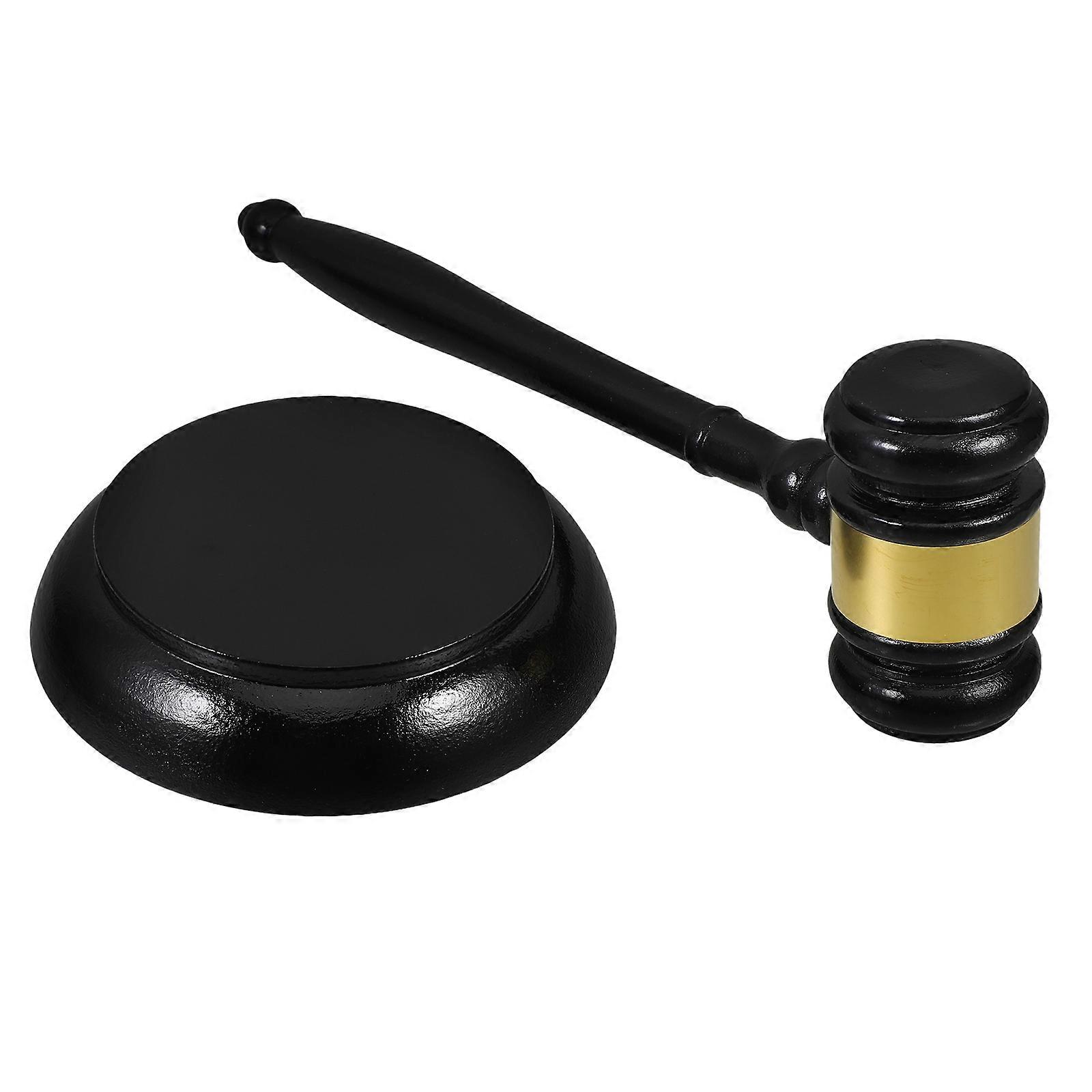 Multifunctional Wooden Gavel Hammer for Judges and Auction Events – Portable, Loud Sound, Easy Use for Legal Professionals