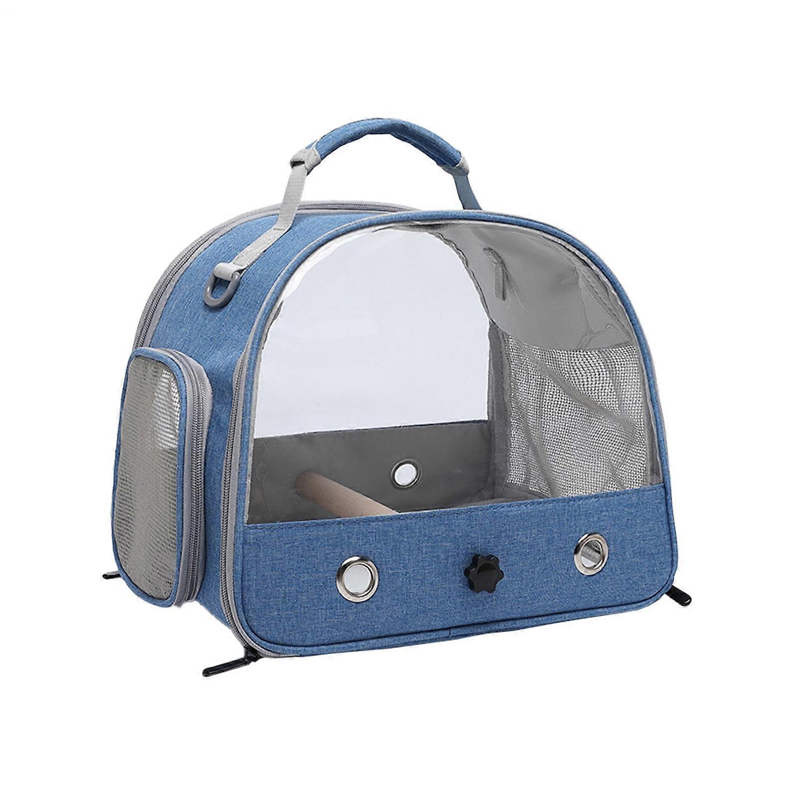 Travel Bird Backpack Cage  Clear, ventilated pet carrier for small animals