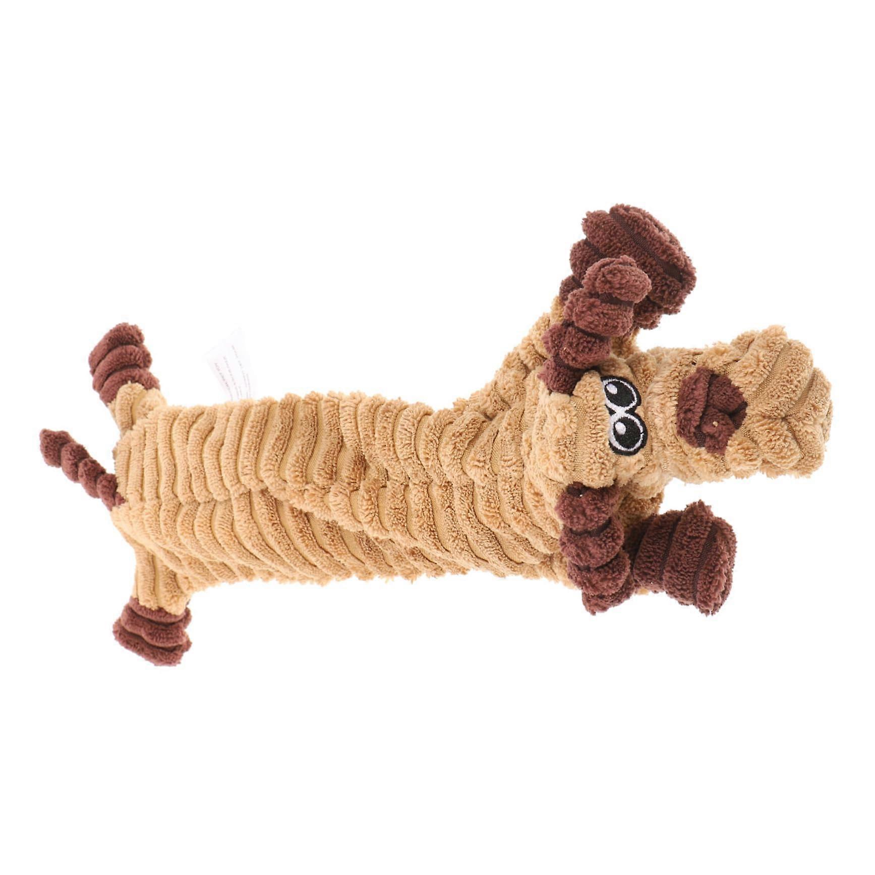 Dental cleaning dog toy, puppy toy, squeaky teething plush soft dog toy, trash can molar puppy play toy, assorted colors