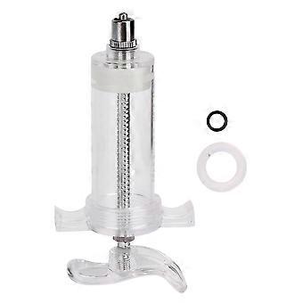 Plastic Steel Durable 30ML Copper Head Animal Feeding Syringe Medication Tube Pet Livestock