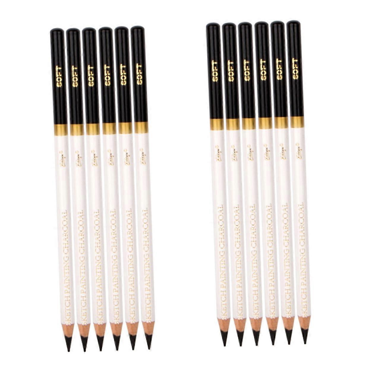 12 Pieces Professional Drawing Pencils for Artists, Smooth Writing and Drawing
