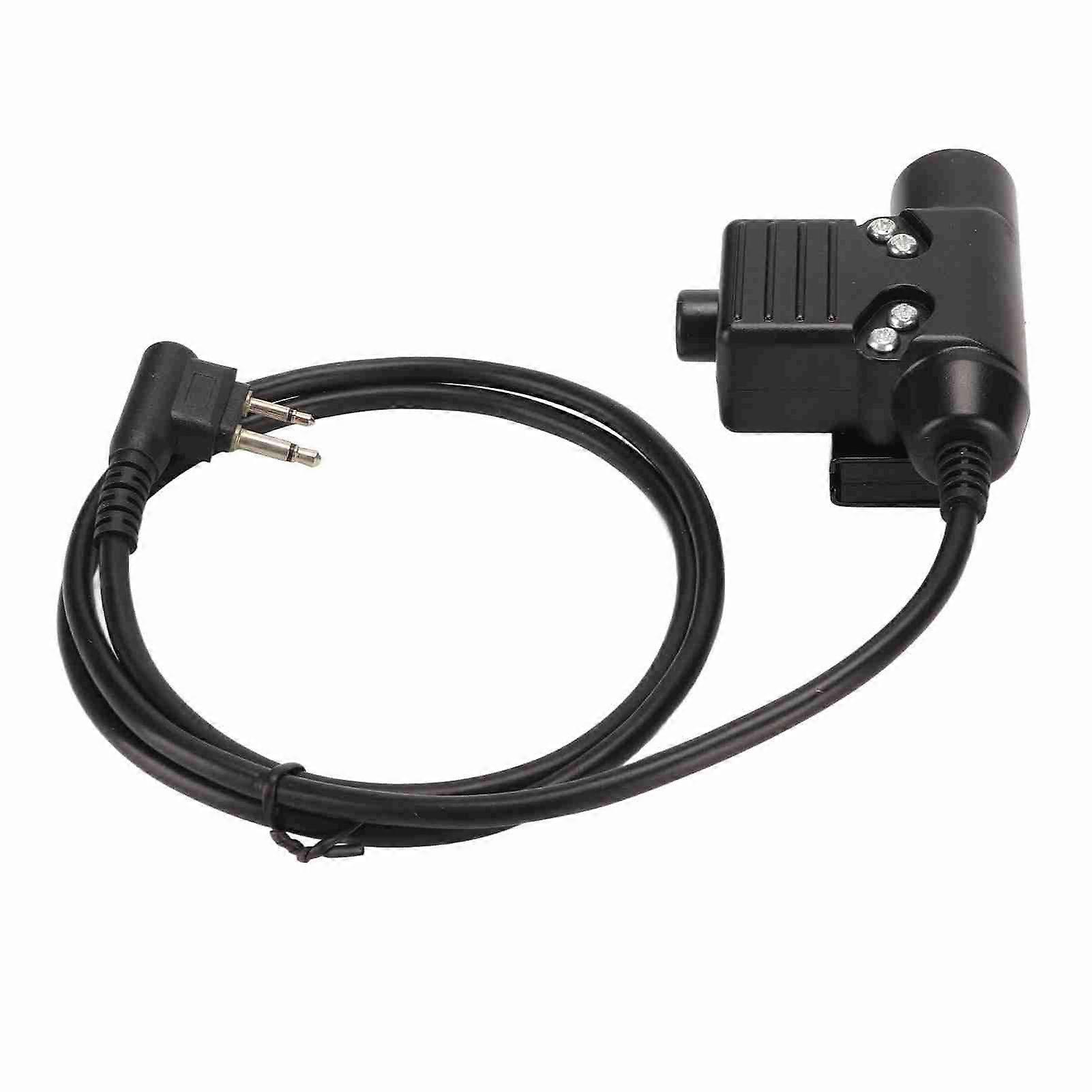 U94 PTT System Adapter 2 Pin M Head Dual Plug Waterproof Push to Talk Headset Adapter for Motorola SV10 SV11 SV11D SV21