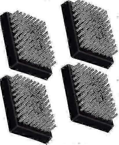 Replaceable grill brush heads 4 pack for most models