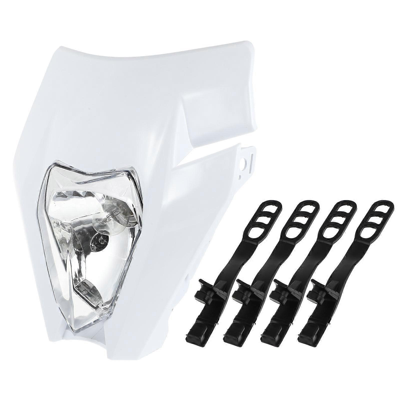 Cycling Headlight For Motorcycle Poor Visibility Illumination Simple Appearance 1Set