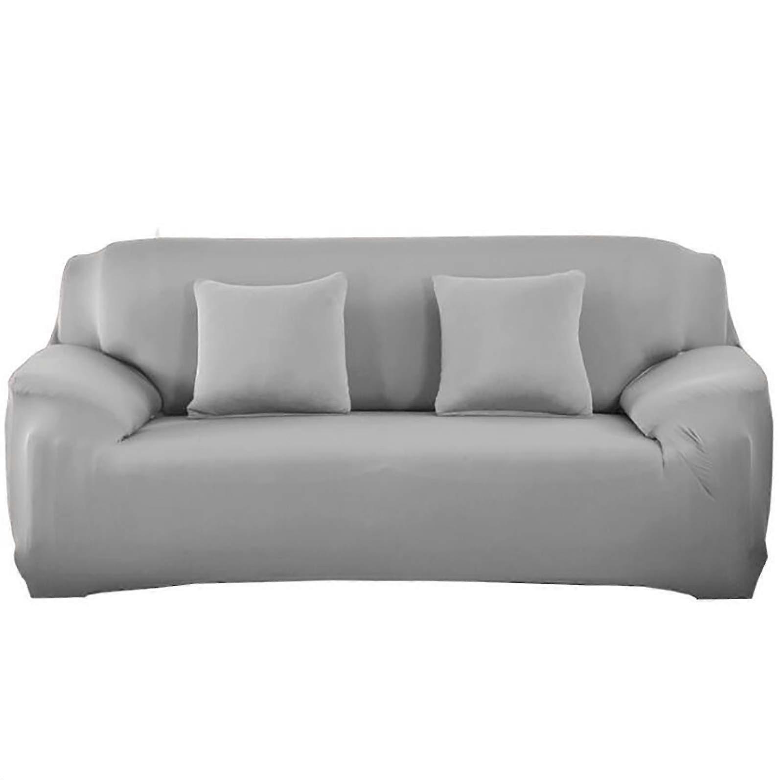 Stretch Sofa Covers, Solid Color, LShaped Couch Covers, Elasticity, Universal K 4 Seater, 235300 cm