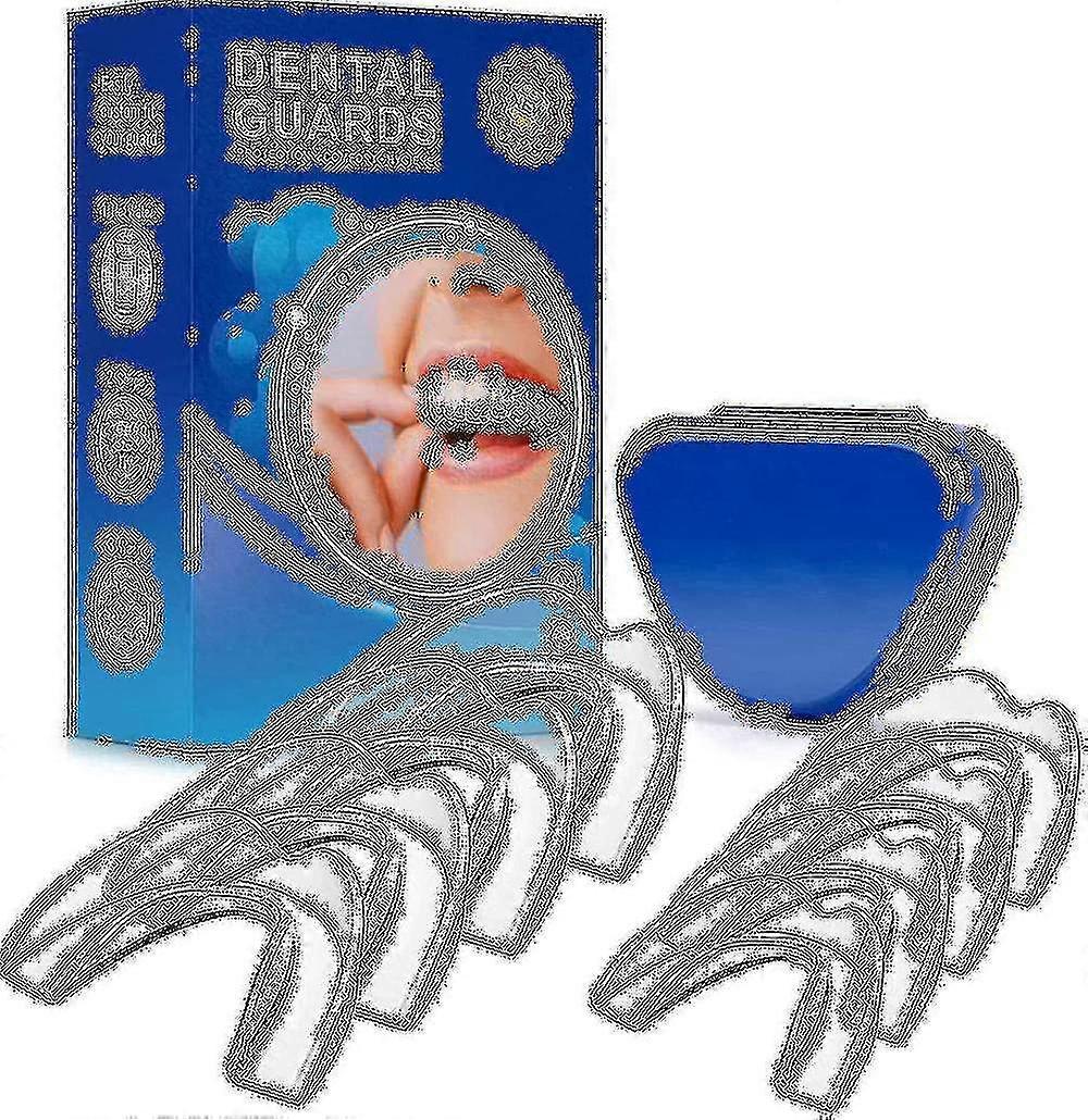 ナイトクレンチング用8pcs Teeth Grinding Mouth Guard (ナイトクレンチ用) 2サイズ付属 快適性と保護