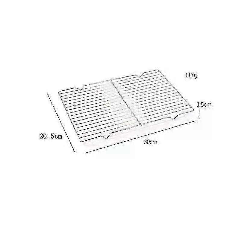 Rostfritt stål Matt Net Grid Form Rektangel Grill Grilling Mesh Net Utomhus Matlagning Tillbehör