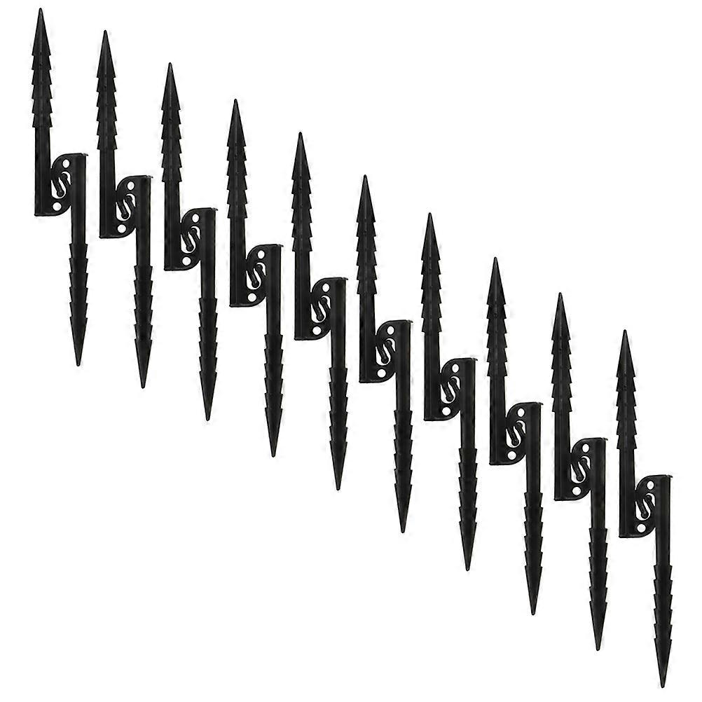 Tent Spikes Heavy Duty Tent Stakes for Outdoor Decorations Windproof Fixation 14.50X2.70X1.40CM 20Pcs