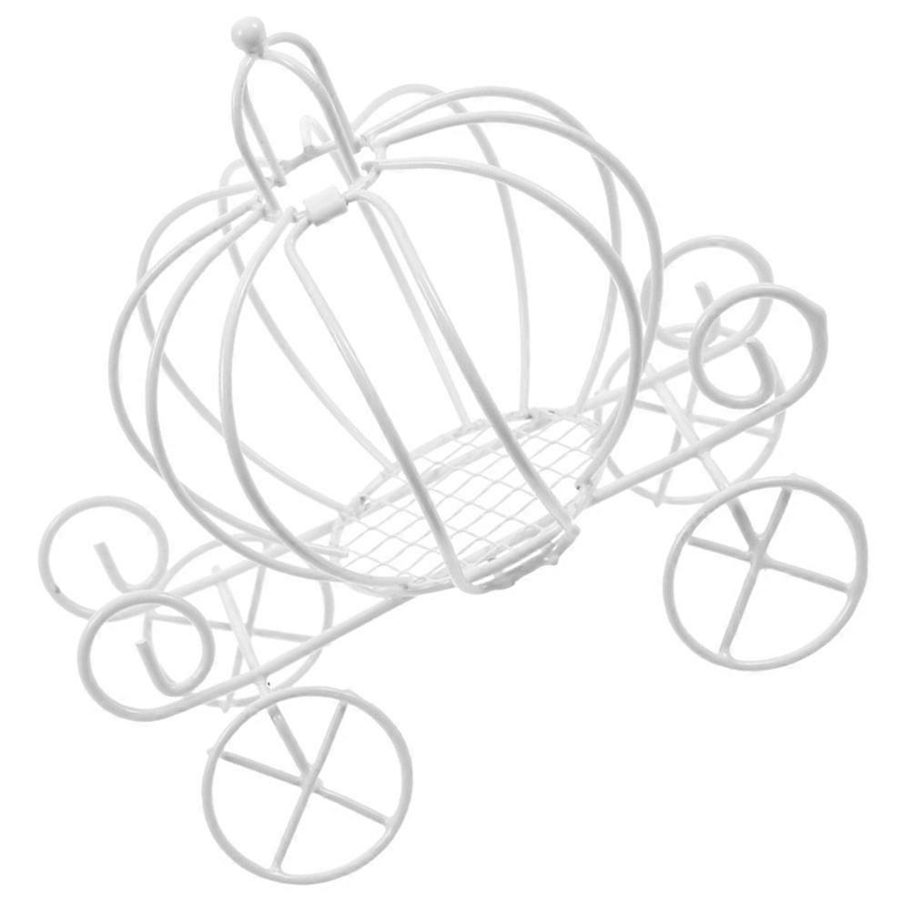 Elegant Metal Pumpkin Carriage Candy Box for Weddings, Parties & Special Events – Charming Storage with Easy Open Design for Sweets, Chocolates & More