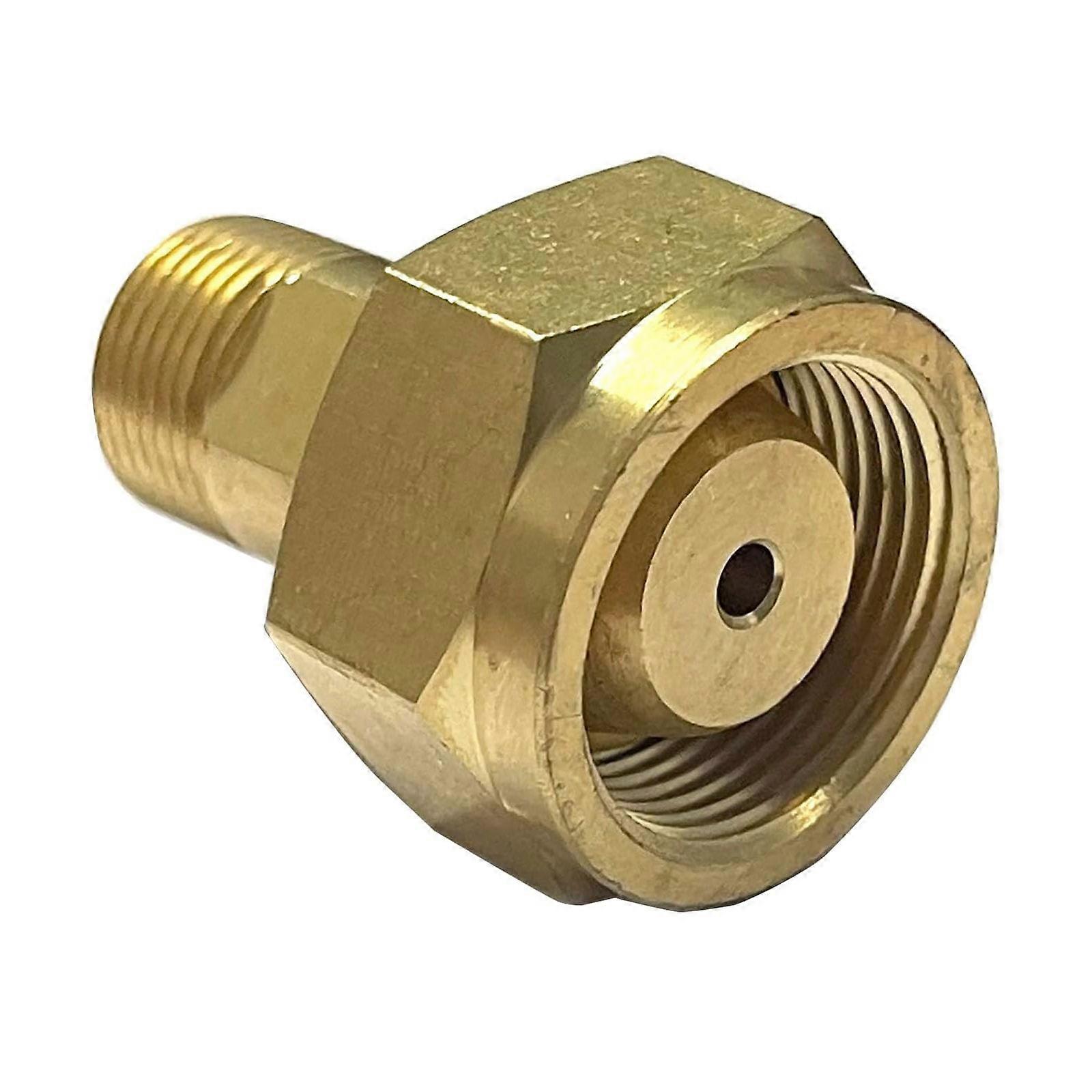 Sturdy Brass Materials Acetylene Adapter Ensuring Long Time Use CGA 520 to CGA 200 Connection Regulator Fittings Multicolor