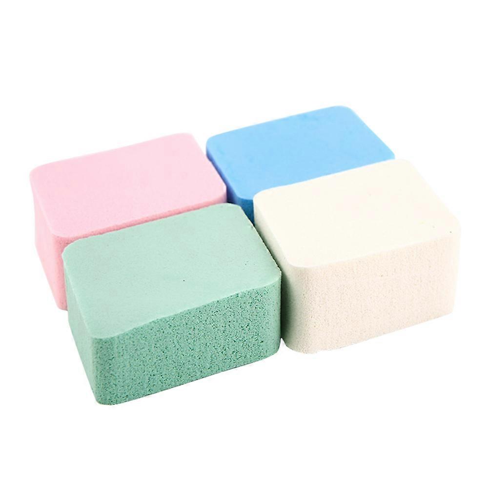 Makeup Foundation Applicator Large Makeup Sponge Diamond Shape Assorted Color 42x4.2x2cm For Salon Use 4Pcs