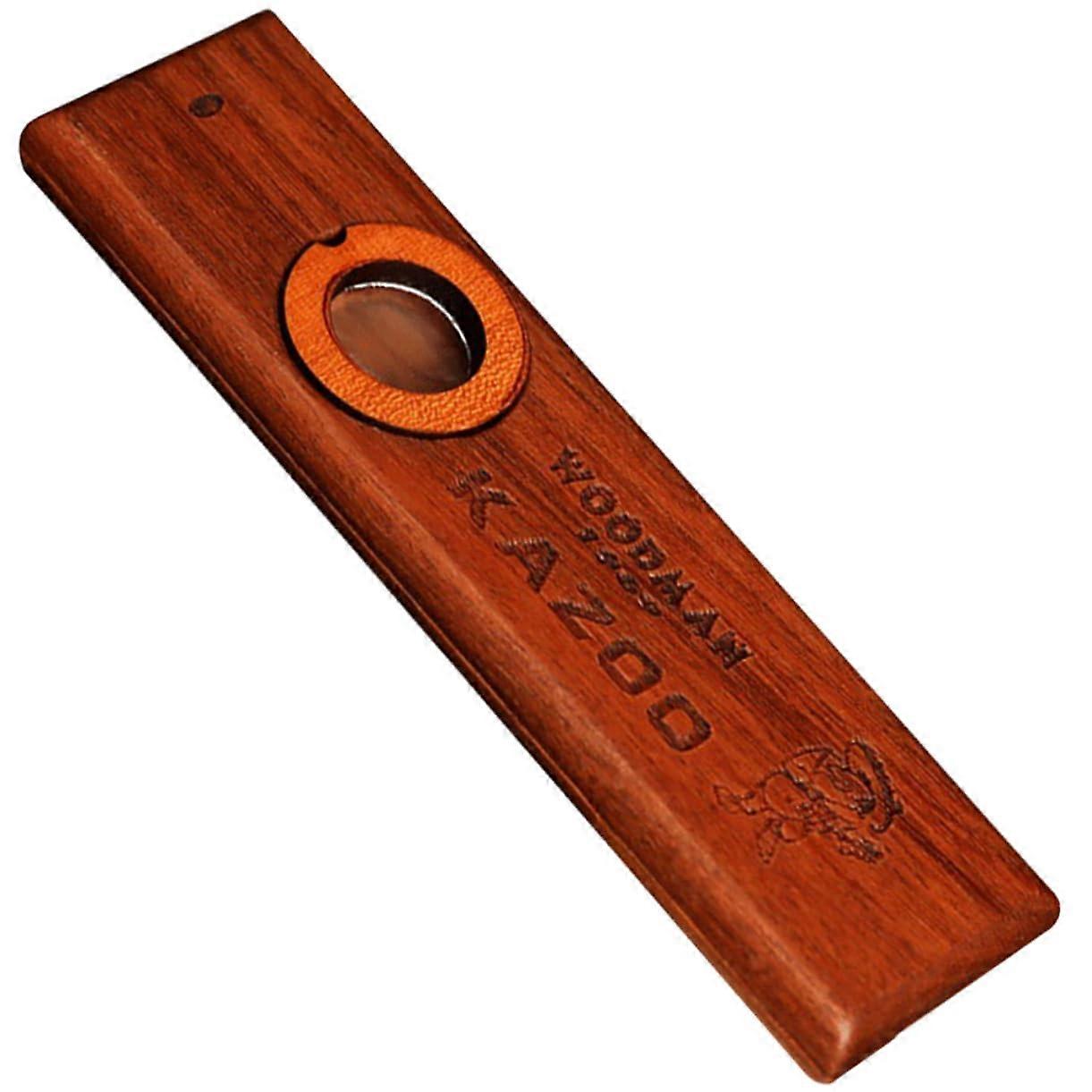 Adjustable Wooden Kazoo for Guitar, EasytoPlay for Beginners, Suitable for All Ages