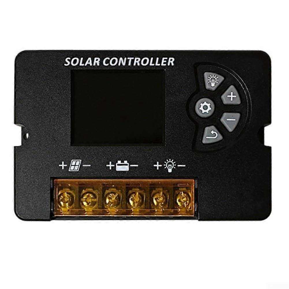Solar Charge Controller 10A/20A/30A PWM Adjustable, Color LCD Display For Easy Monitoring And Settings (65A Compatible)
