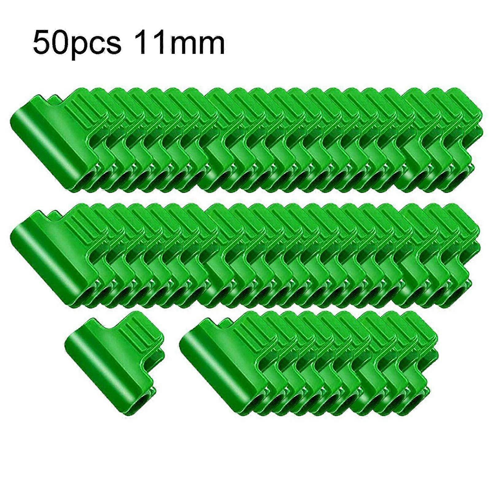 50pcs Greenhouse Clips Fastening Fixed Function Green
