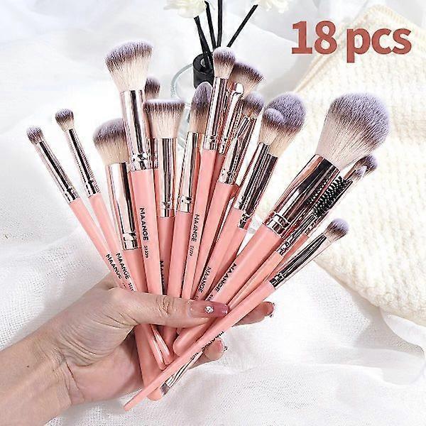 18db smink ecset készlet kozmetikai púder szemhéjfesték alapozó pirosító keverő szépség smink eszköz ecset nőknek kezdőknek