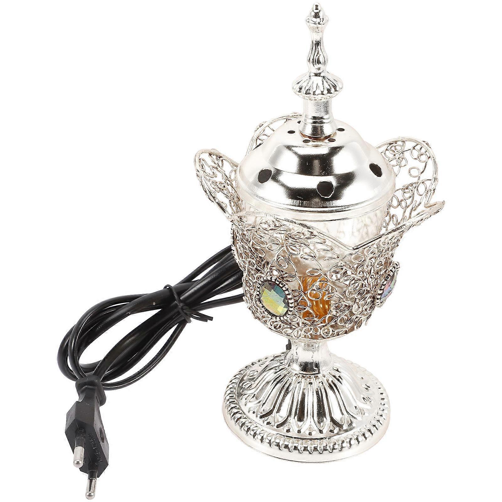 Metal Incense Burner AC220- Spa Aromatherapy Family Use 20.50x10.00x10.00cm 1Pack