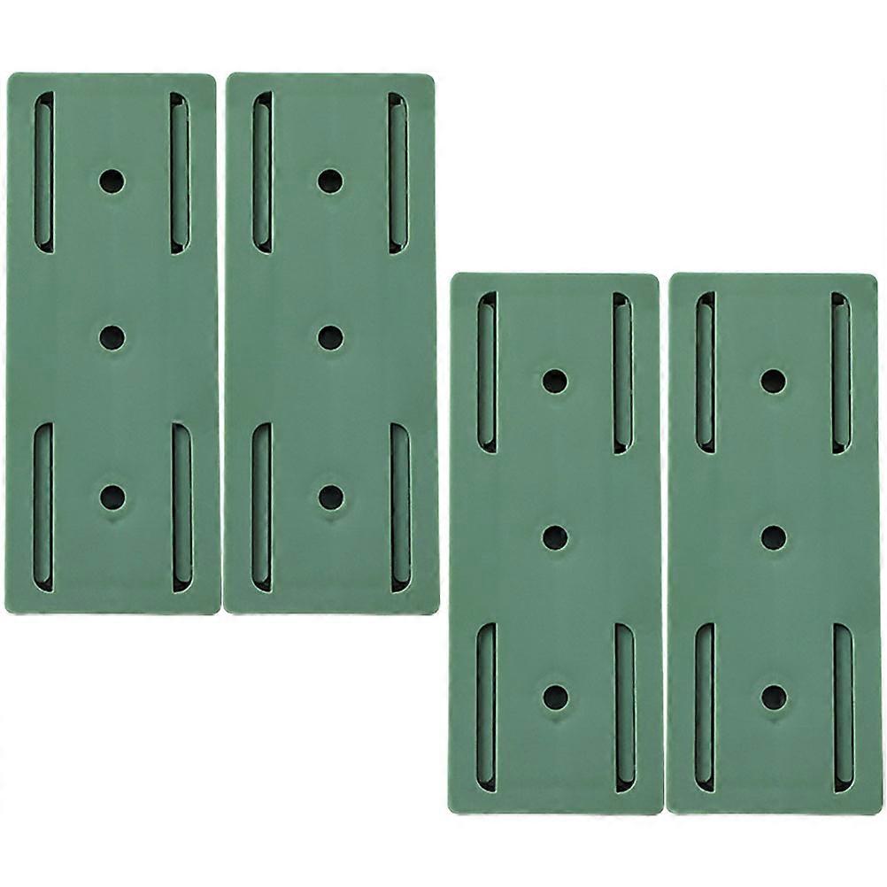4pcs Punch Adhesive Socket Holders Durable, Space Saving Organizers for Home or Office Use, Easy Installation, Removable Design