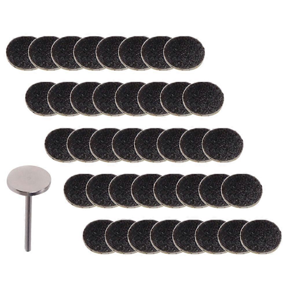 Pedicure Sanding Discs for Electric Foot File with Adhesive Back Black Color 50pcs