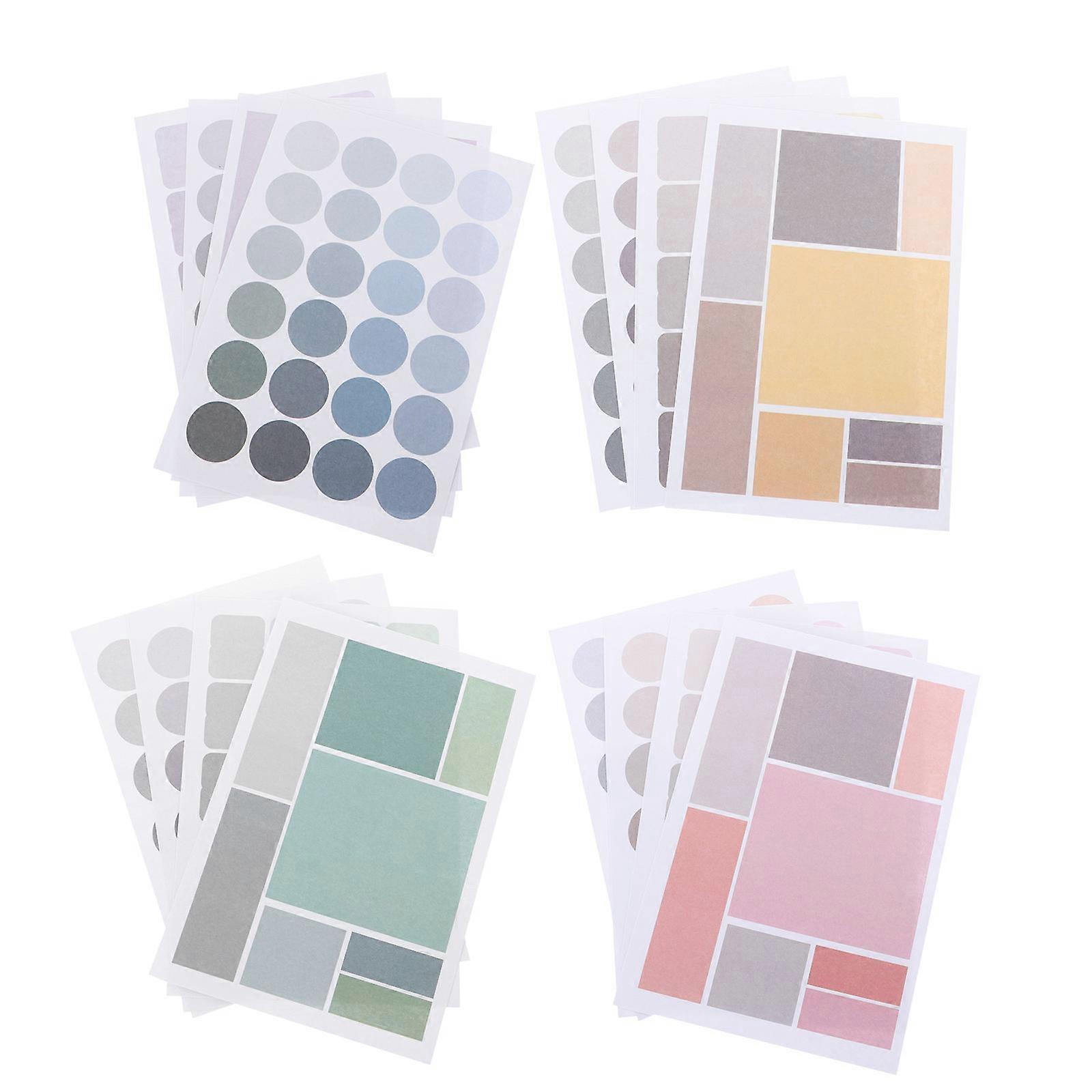 Practical Writable Bookmark Stickers with Self-adhesive Paper for Students Use in Assorted Colors 8