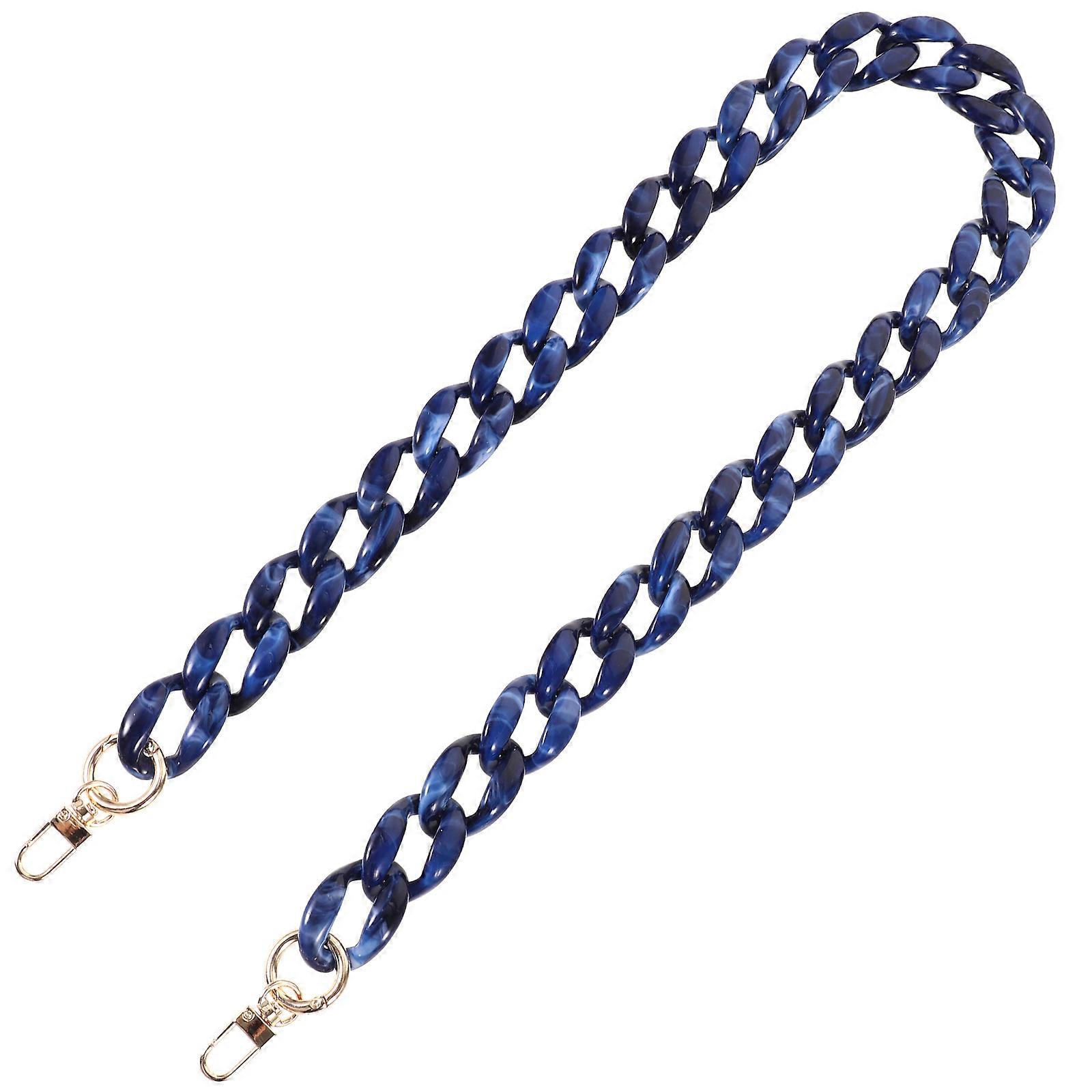 Acrylic Bag Chain Strap Handbag Purse Shoulder Bag Strap Replacement 1 Set