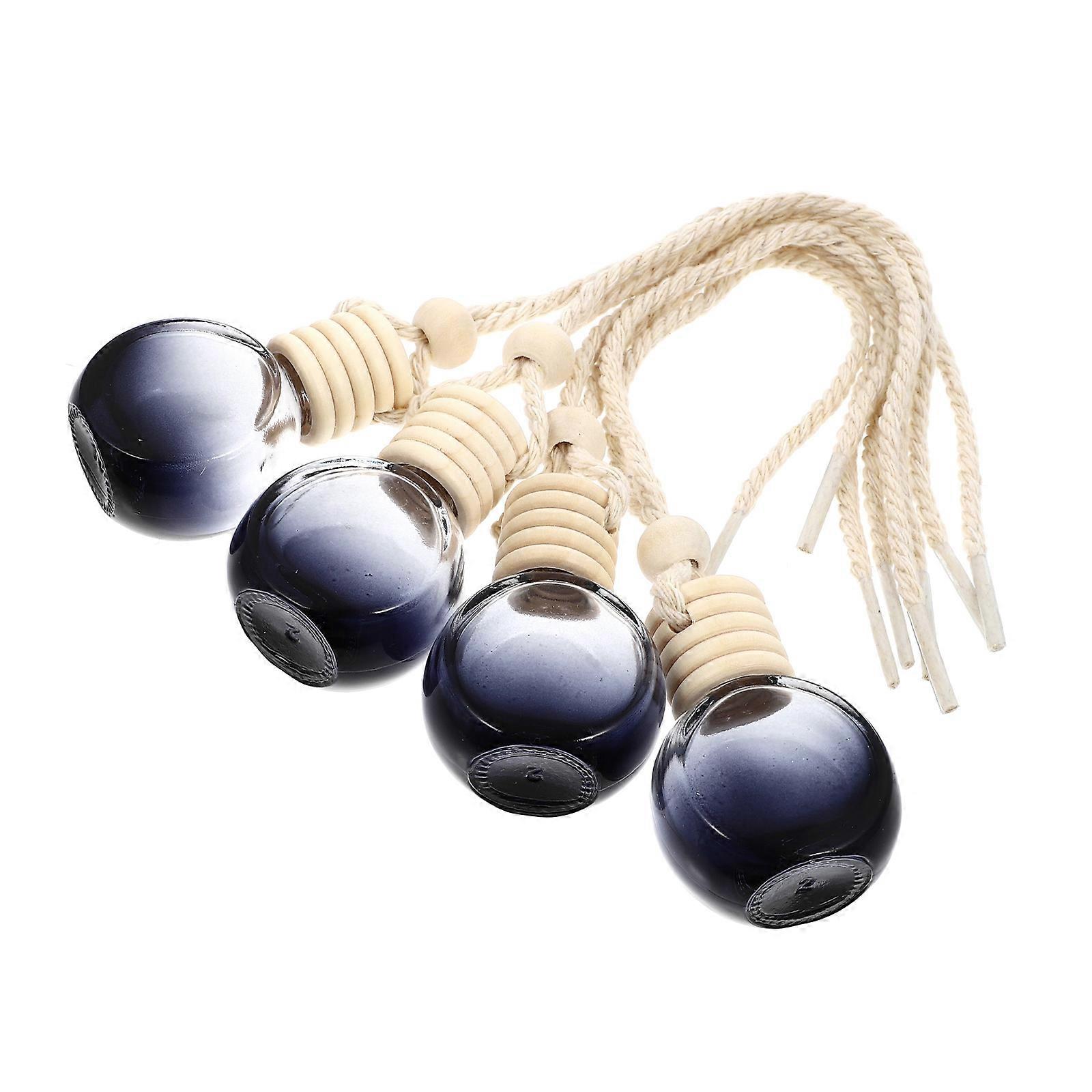 Cylindrical Bottle Car Perfume Pendant Designed For Home Decoration With Fatigue Relief Function 4 Pcs