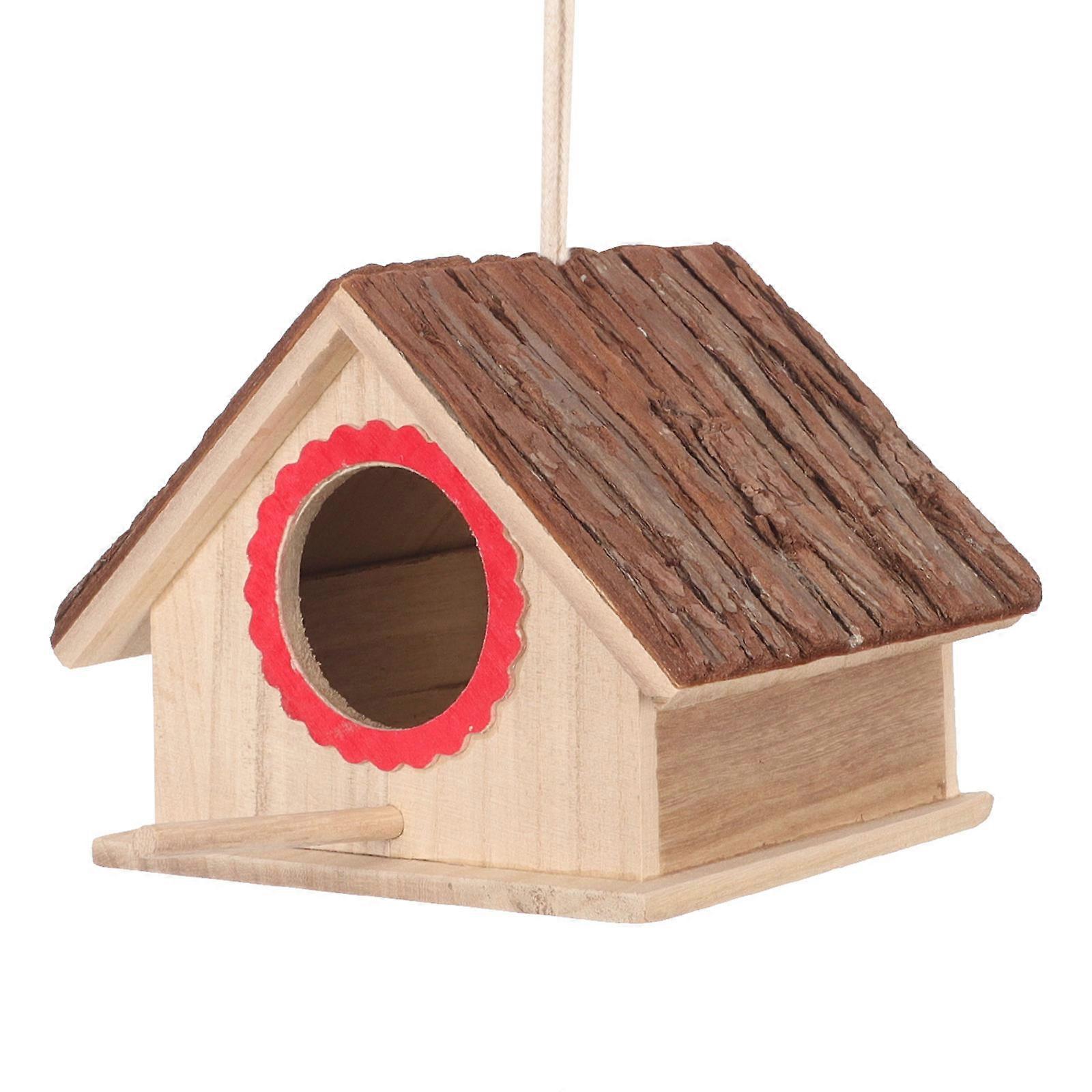 Durable Wooden Bird Nest for Small Parrots and Parakeets and Comfortable Habitat