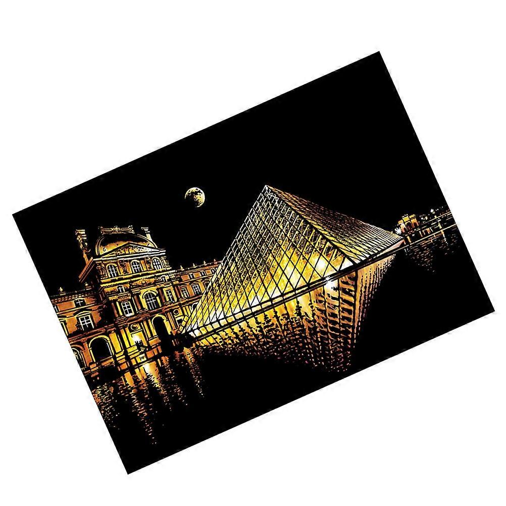 Here's a refined and engaging product description for your **Creative DIY Scratch Painting Kit City Night Scene** that highlights its features,