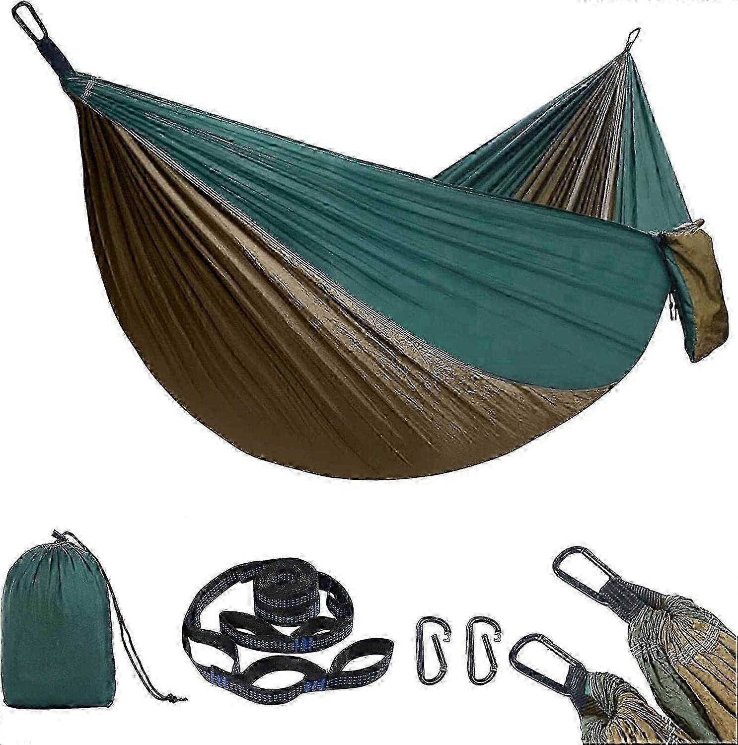 Lightweight Outdoor Hammock 275 x 140 cm, Supports up to 300 kg, Quick-drying, Breathable & Portable for Camping, Yard, and Patio Use