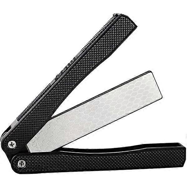Pocket Sharpener Blade SAX GRIT DOUBLE-SIDED LIGHT FAN-shaped folding sharpening tools for knives and blades.