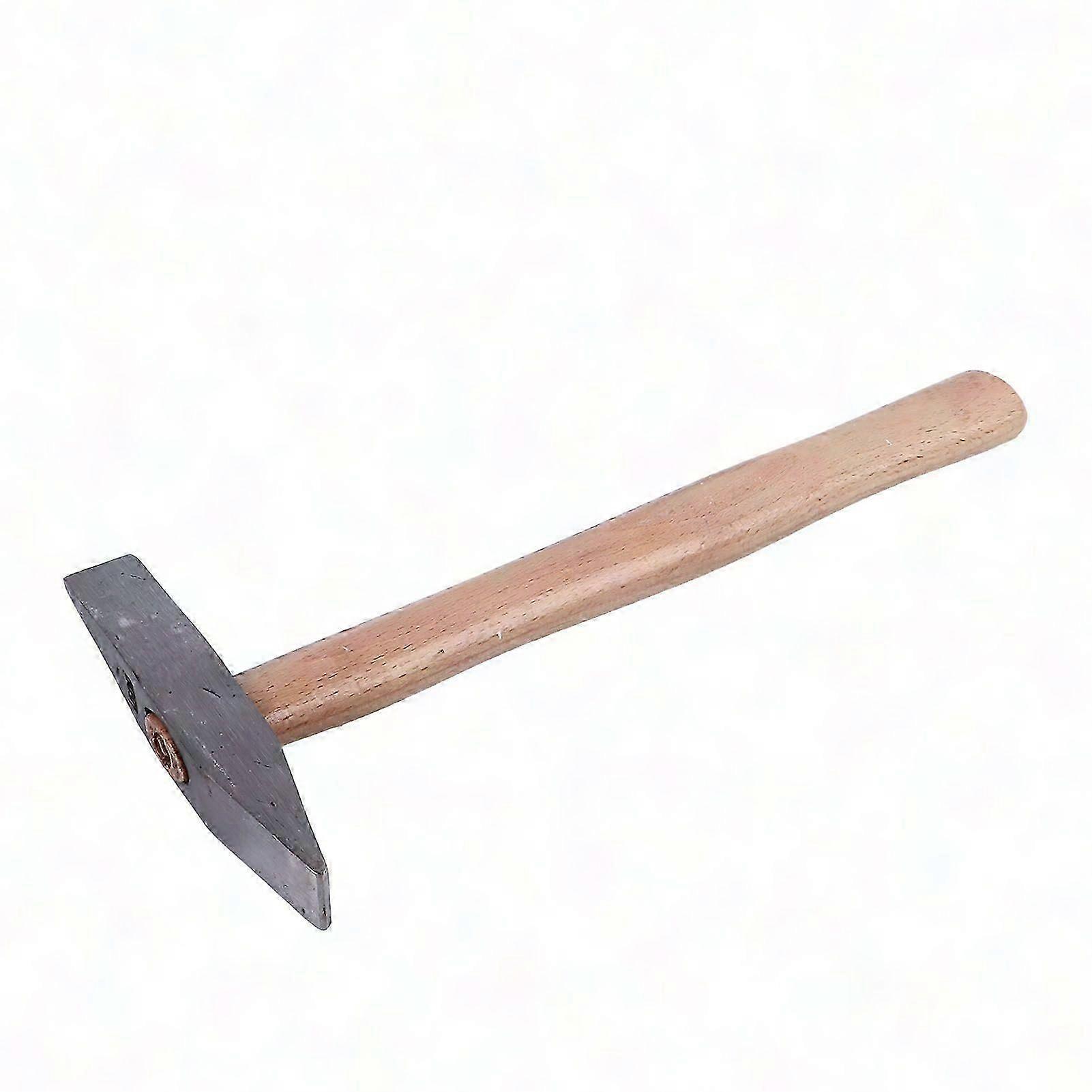 Engineer Machinist Hammer with Ergonomic Wooden Handle Heavy Duty Drop Forged Cross Peen Hammer for Direct Striking