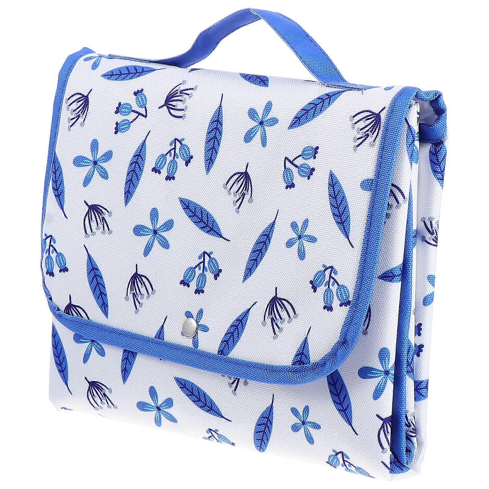 Foldable Diaper mat with Pattern Portable Compact Travel Pad for Nappies and Urinal Use