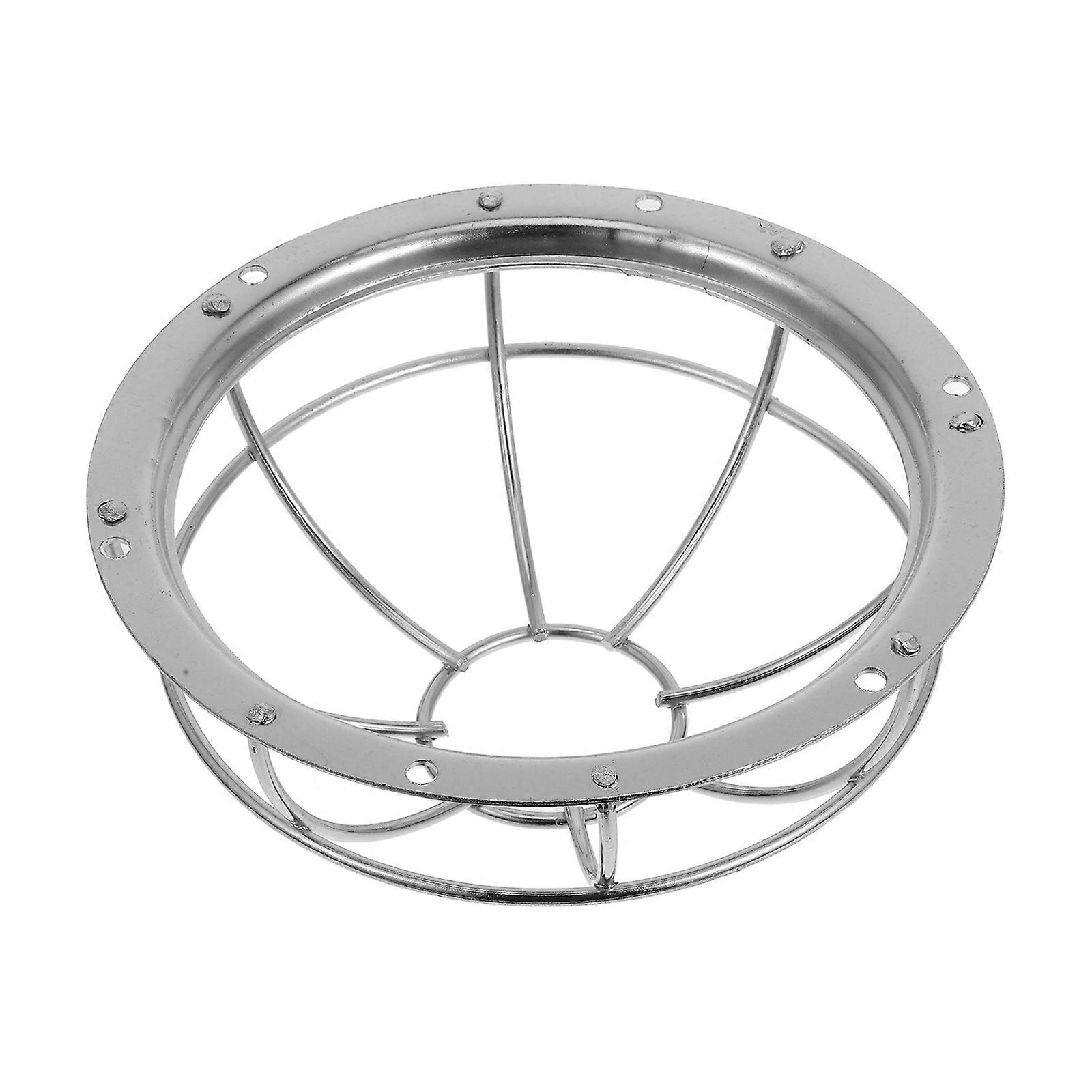 Explosion Proof Metal Lampshade Guard Wire Mesh Protector for Light Bulbs – Impact Resistant, Easy Installation, Indoor Lighting Fixtures Compatible