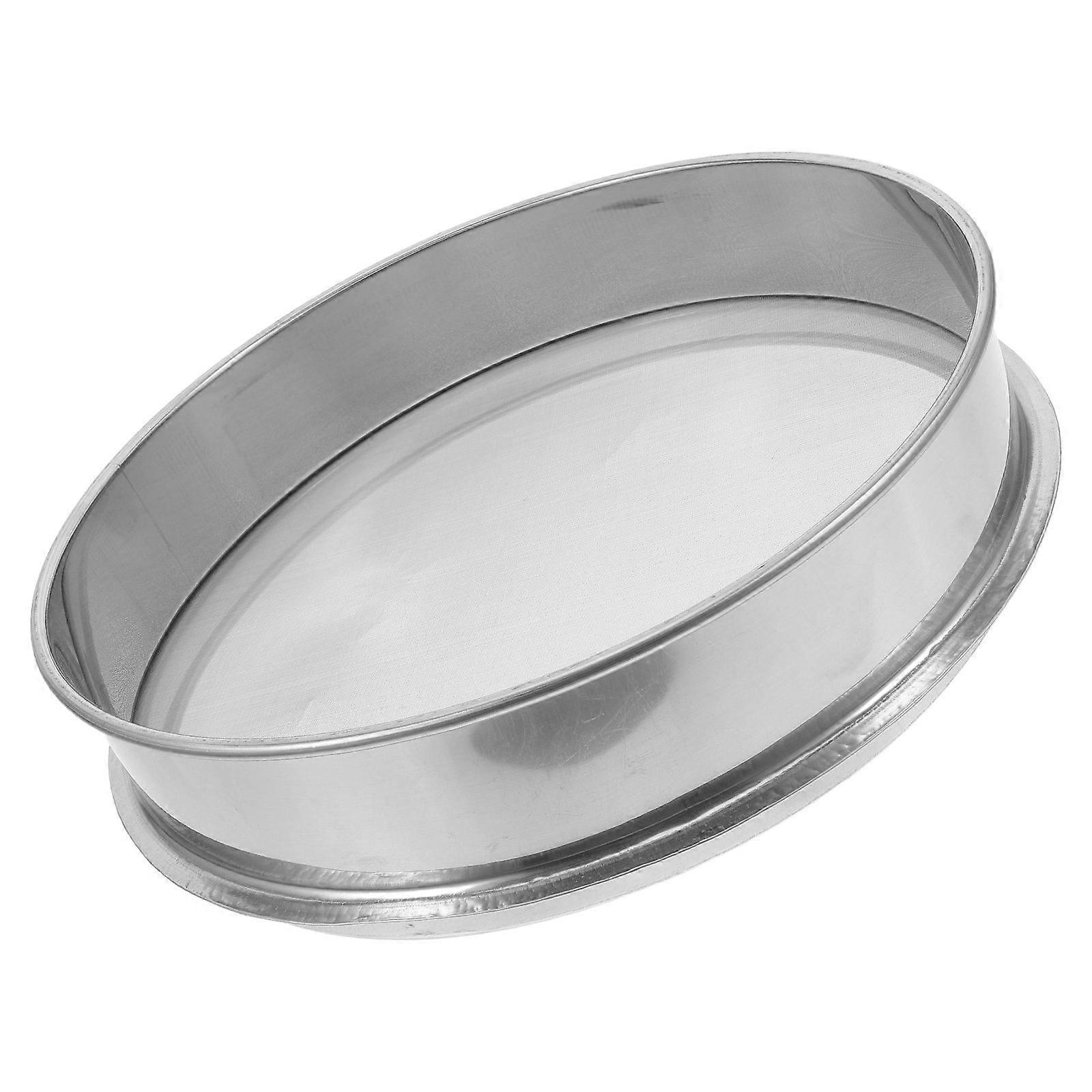 Stainless Steel Mesh Round Fine Strainer for Clay Paint Slurry, Multi Purpose Sieve for Pottery Workspace, Durable Design for Ceramic Professionals &