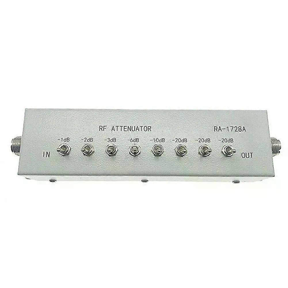 RA-1728A High Frequency Attenuator 0-82DB Variable/step Attenuator 50 OHM For Amateur Radio Transmitter