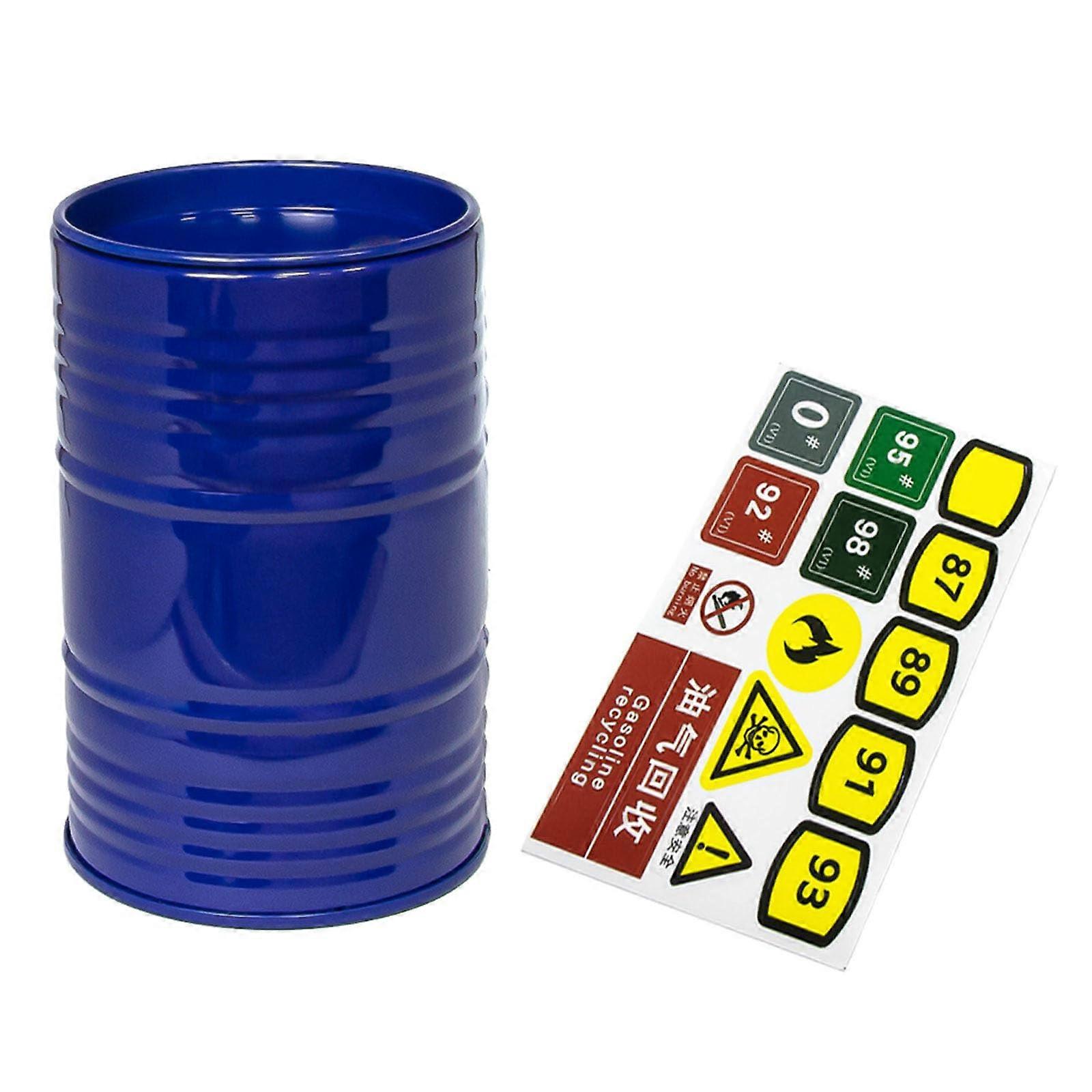 Remote Control Car Modified Kits Blue Simulation Oil Can Decoration for 1/8 1/10 Crawler Accessories