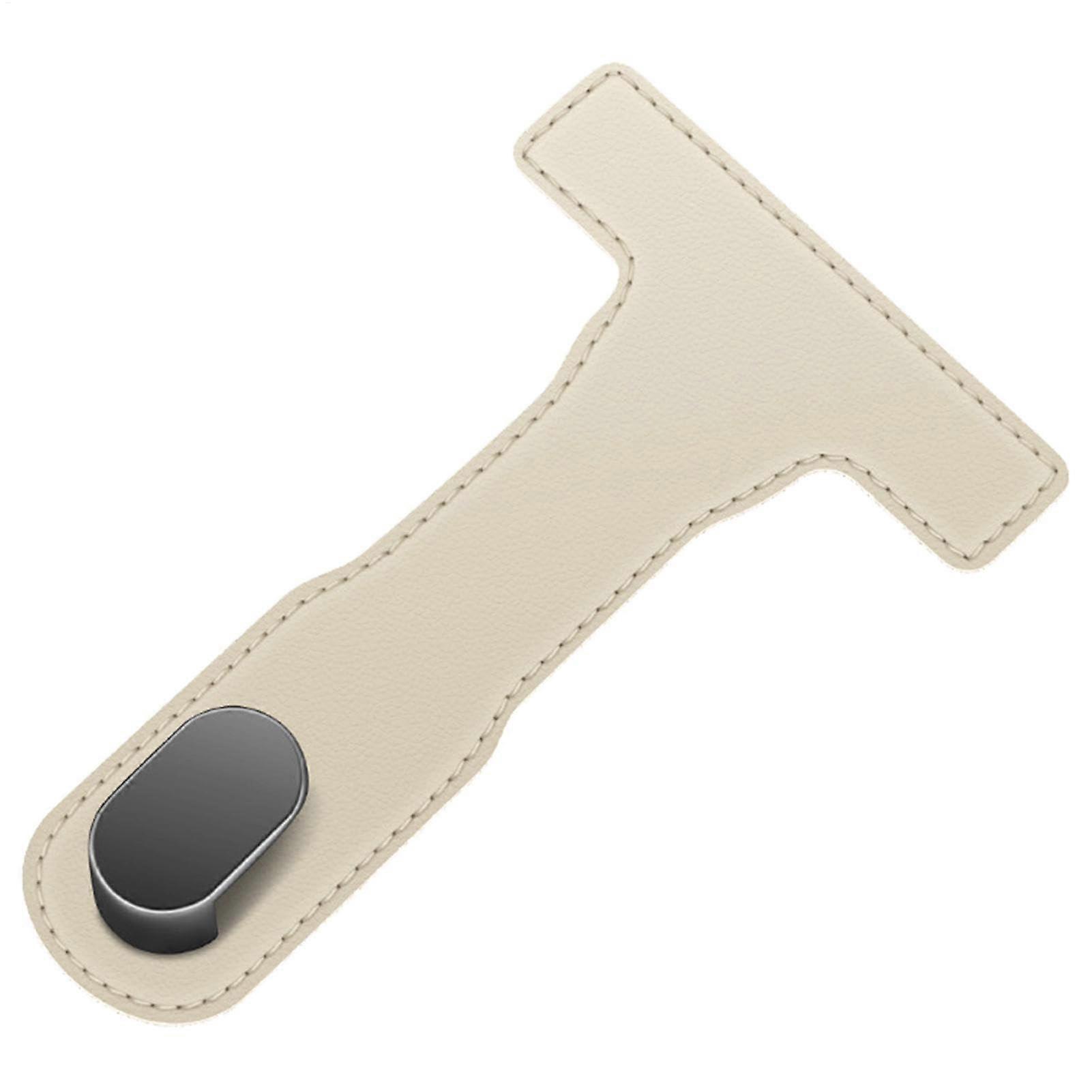 Car Glove Box Bag Hooks - Foldable, Space-Saving Purse Hook for Glove Box, Beige Car Accessory for Travel and Daily Life