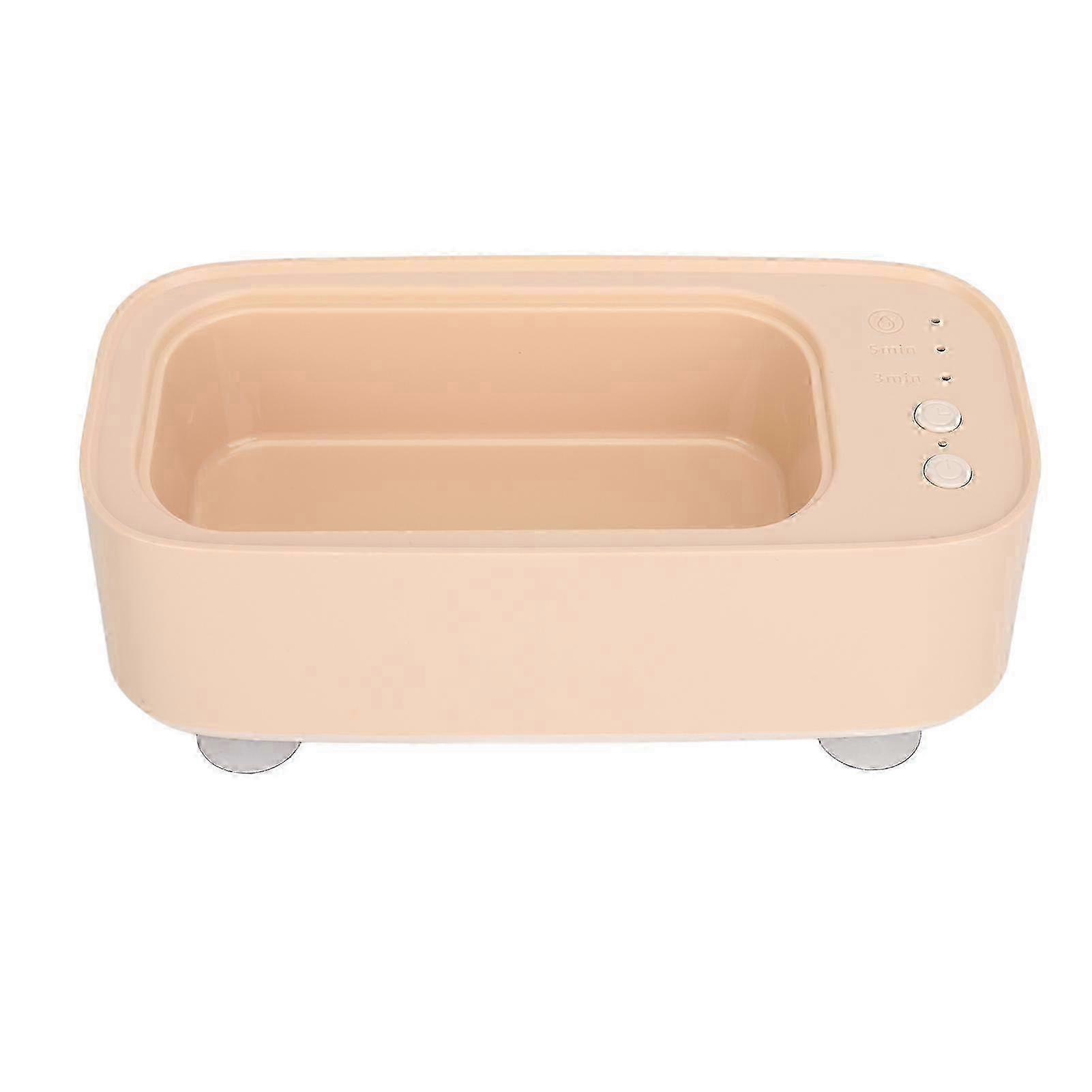 Jewelry cleaner machine for rings with USB interface and vibration